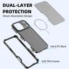 Luxury Armor Magnetic Phone Case For iPhone 17 16 15 14  13 Pro Max 15 Plus For Magsafe Anti-slip Bumper Shockproof Cover