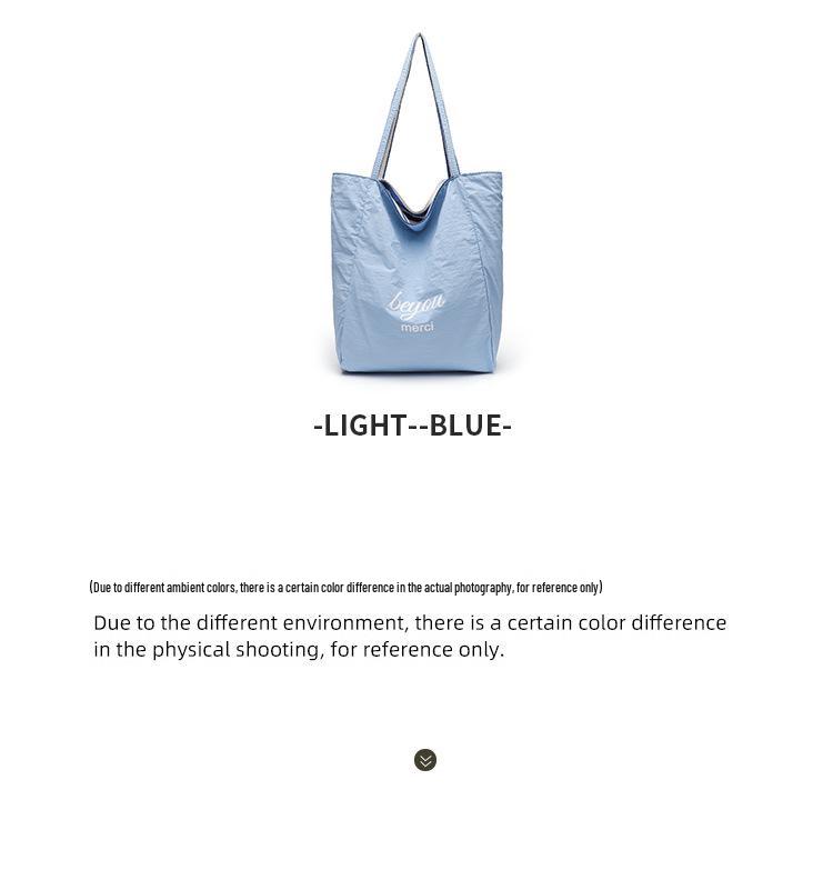 Korean-Style Canvas Shoulder Bag for Women - 2025 Summer Collection, Versatile & Spacious Tote