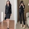 Women's Professional Suit Set: Elegant Business & Formal Wear for Medical, Beauty, Event Venues, and Reception Settings.