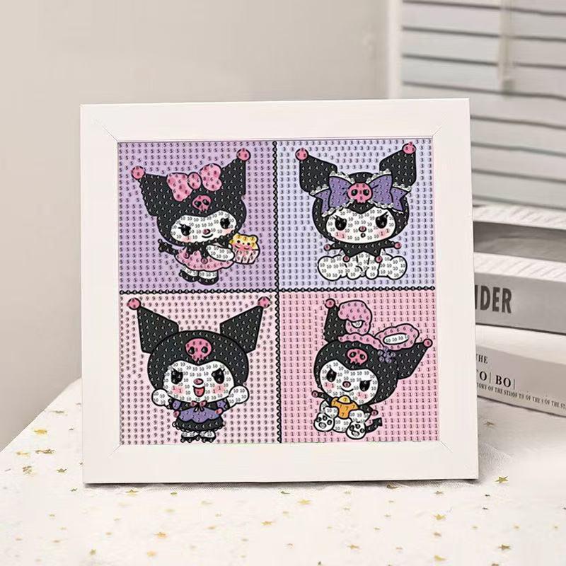 High-End Diamond Painting Diy Van Gogh Starry Sky Cat Creative Handmade Toy Table Decoration Diamond Painting With Frame