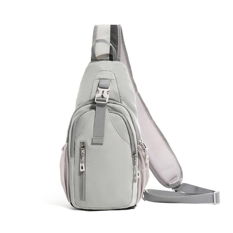 Lightweight Nylon Sling Bag for Men Women Crossbody Chest Backpack Travel Shoulder Purse