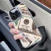 Dollar Stack Phone Case For Iphone 11 Pro Max 12 13 14 Plus 15 16 17 Air 17E 16E Funda Coque Phone Cover Sleek Metal Photo Frame