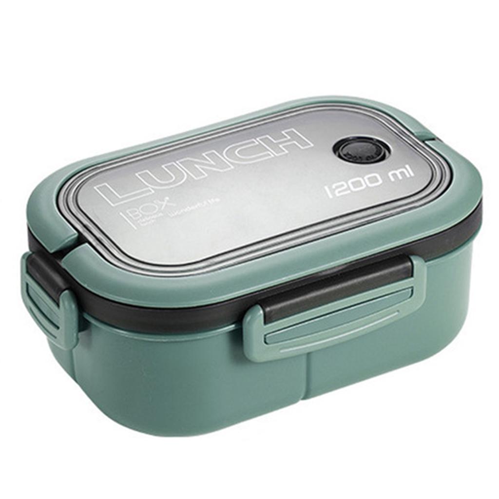 Bento Lunch Box With 2 Layers Outdoor Picnic Fruit Food Container For Indoor Outdoor