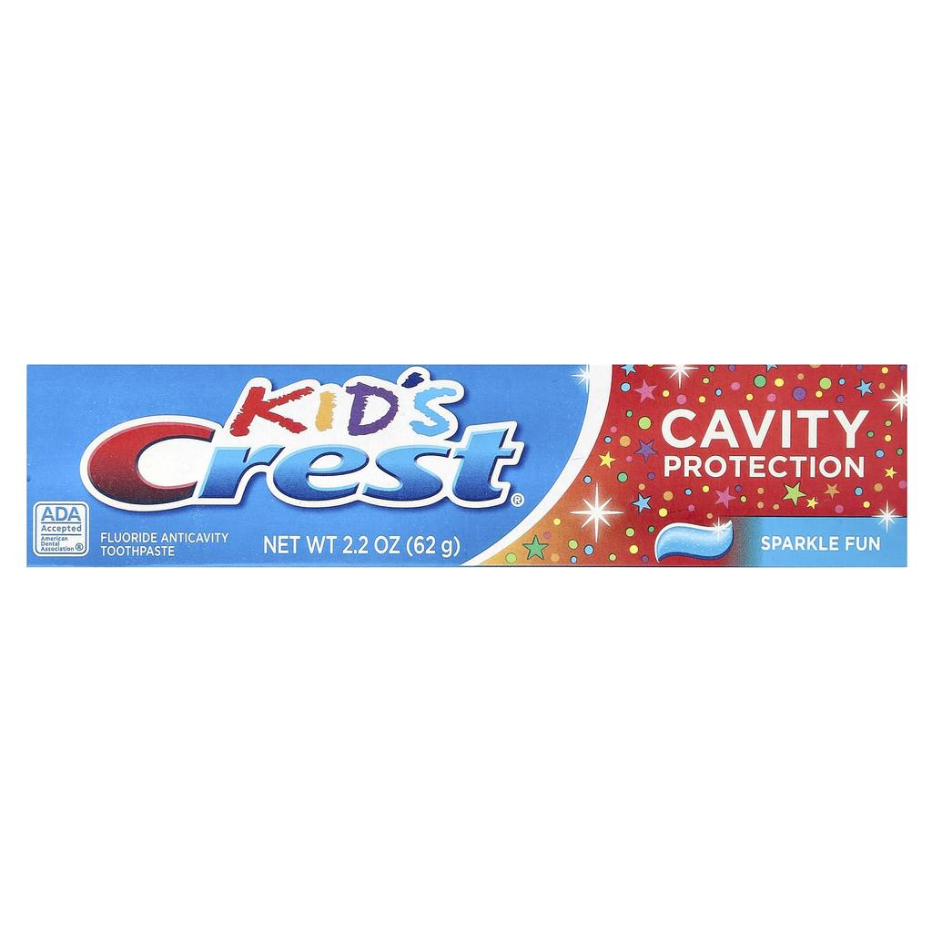 Children's, Cavity Prevention, Fluoride Cavity Prevention Toothpaste, Sparkle Fun, 62G(2.2Oz)