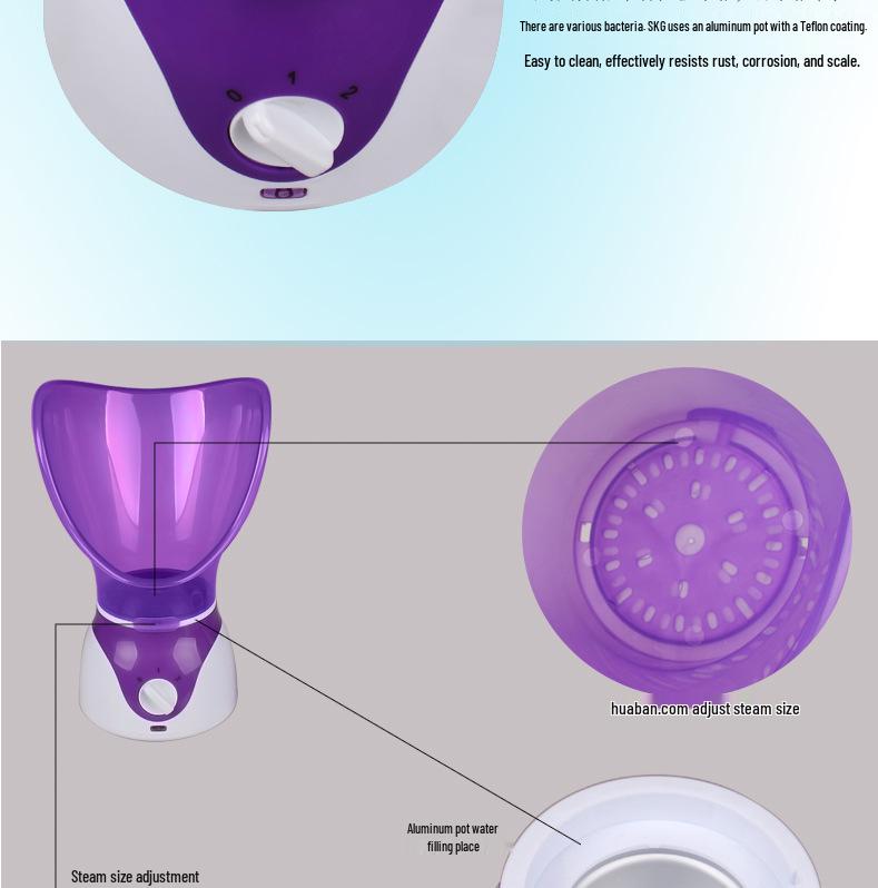 Home Facial Steamer & Humidifier for Moisturizing and Beauty Care
