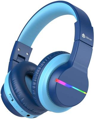 iClever Headphones Bluetooth Headphones Wireless Kids Headphones with Volume Limit 45H Playtime with Microphone for Children's (74/85/94dB)