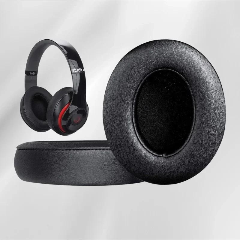 

Для Beats Studio 2.0 Studio 3.0 Беспроводных и проводных наушников Сменные амбушюры Подушки Амбушюры Протеиновая кожа чёрный