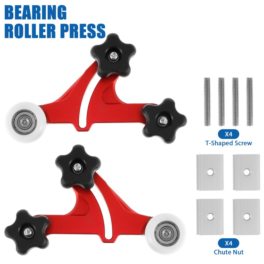 Woodworking Multi-purpose Feather Loc Boards Saw Table Pressing Feeder Guider Bearing Roller Feeder Safety Pushing Tools