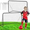 But de football - SPRINGOS - SPRINGOS - 183 x 122 cm - Structure acier - Filet plastique résistant (lot de 2)