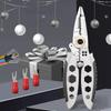 7in Çok Fonksiyonlu Tel Stripper Pense Elektrikçi Tel Kesme için Özel Aletler Çekme Presleme Sarma Vidalama