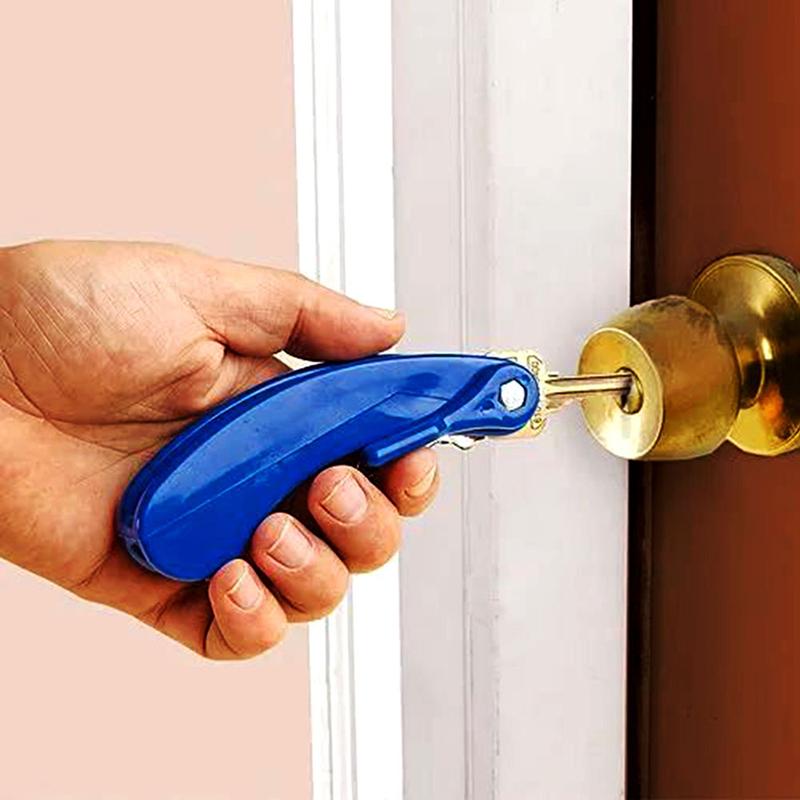 Türöffnerhilfe Schlüsselhilfe Dreherhalter Türöffnungsunterstützung mit Griff für Arthritis-Hände ältere und behinderte Menschen Schlüsselhilfehalter