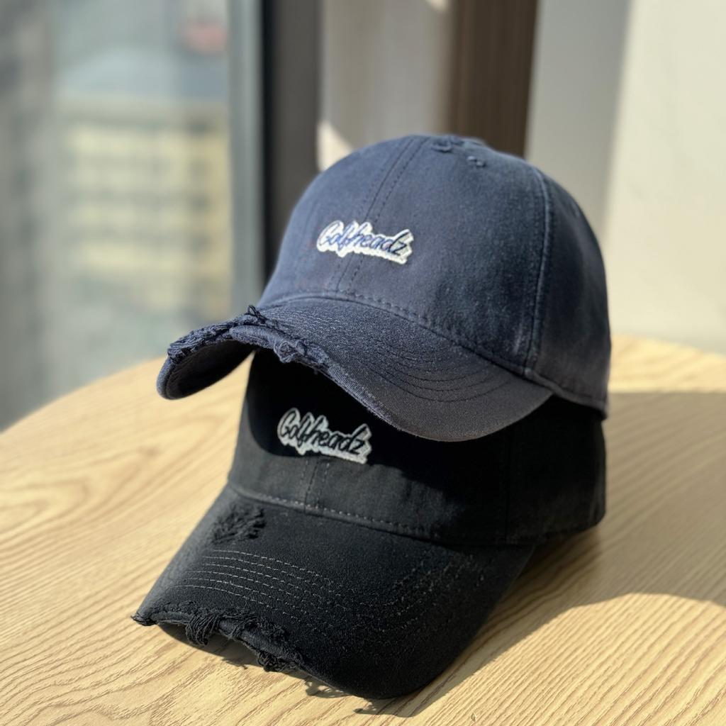 New Embroidered Letter Soft Top Baseball Cap Children Gradually Change Color In Spring and Summer Washed Pink Cap Showing Small Face