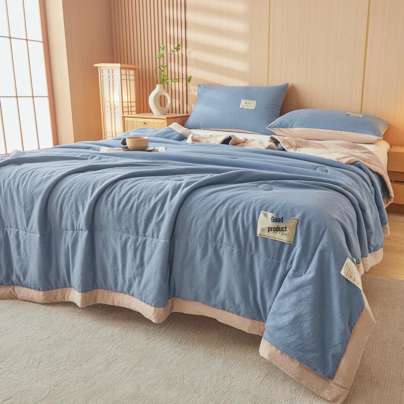 OEING Washed Cotton Soybean Summer Quilt