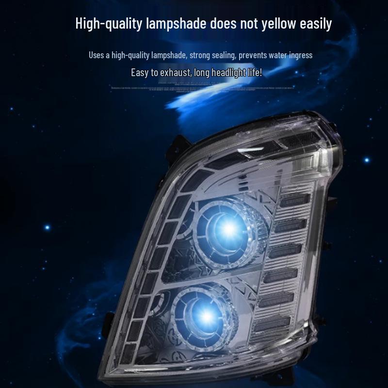 Liuzhou Chenglong H7H5 New M3 Super Bright Dual Lens LED Headlight Assembly for Car