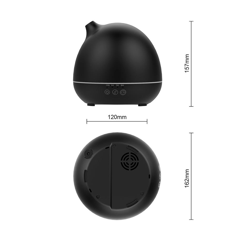 Homgeek 400 ml Luftbefeuchter Aroma Diffusor für ätherische Öle, Aromatherapie, automatische Abschaltung, Timer mit 7