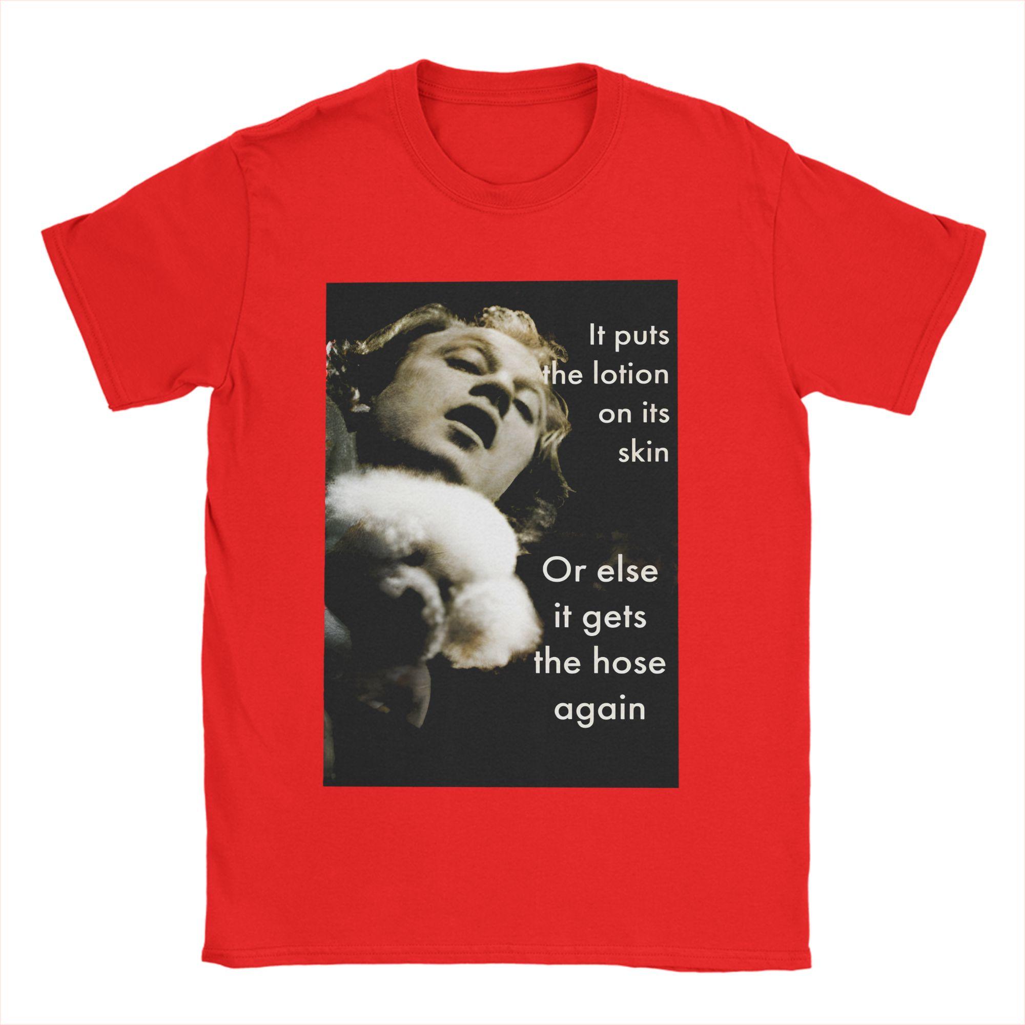 

Horror Movie TShirt Unisex Silence Of The Lambs Novelty 100 Cotton Tees Round Collar Short Sleeve T Shirt Birthday Gift Clothing S