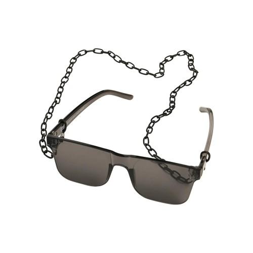 Urban Classics Unisex Adult 105 Rectangular Sunglasses With Chain