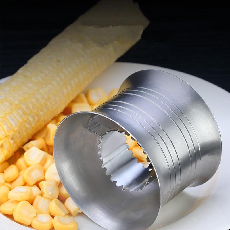 304 Stainless Steel Corn Stripper Manual Cob Cutter Thresher Remover Food Crusher Separator Vegetable Tool Kitchen Gadget