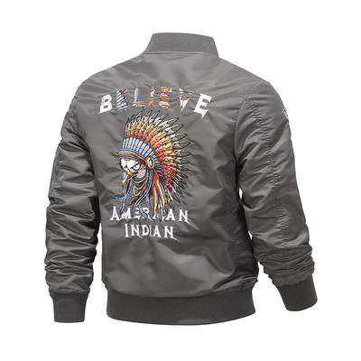 Flight Embroidery Cool Baseball Medium Heat Cold Large Military Winter FUN212 [East Rain] Jacket, Men's Sukajan, MA-1 Jacket, Jumper, Unisex, Clothes,