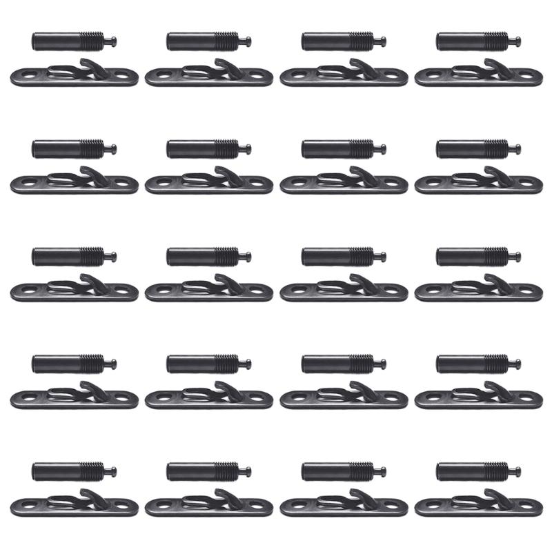 

20Pieces Concealed Cabinet Connectors Stainless Steel Fasteners for Furniture Assembly Suitable for Various Cabinet 1