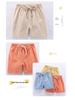 2020 Kids' Cotton Linen Korean-Style Summer Shorts: Trendy, Sporty Fashion