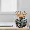Ornaments Engine Block Pen Holder Crafts Pencil Organizer Desk Organizer  Office