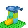 Big Size Slide Race Run Track Ball Brick Large Particle Building Block Funnel Slide Maze Accessories Kid Toys Compatible Duploes