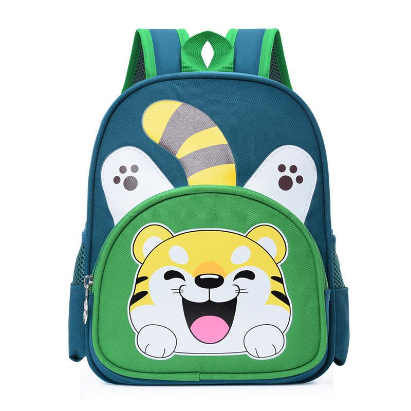 Backpack Kitten Tiger Animal Large Capacity Zipper Adjustable Shoulder Strap