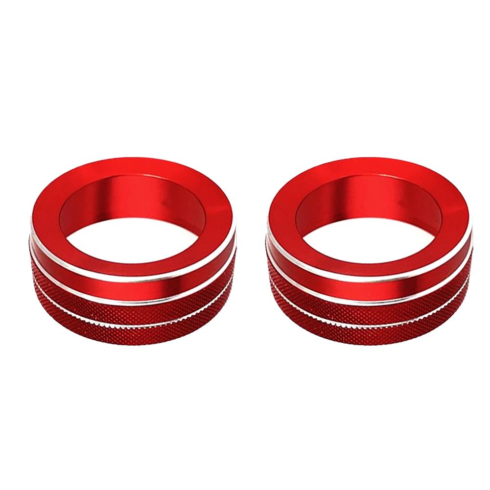 Car AC Air Conditioner Knob Cover Ring Adjust Trim Sticker Fit For Mazda 3 Axela CX-30 Artez 2020-2024 Accessories