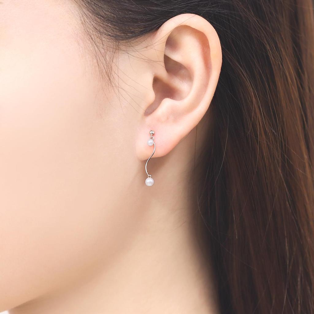 [Official] ESTELLE Women's Earrings In 10K Yellow Gold with June Birthstone Freshwater Pearl (Product Code: 0242-0830-0019-0000)