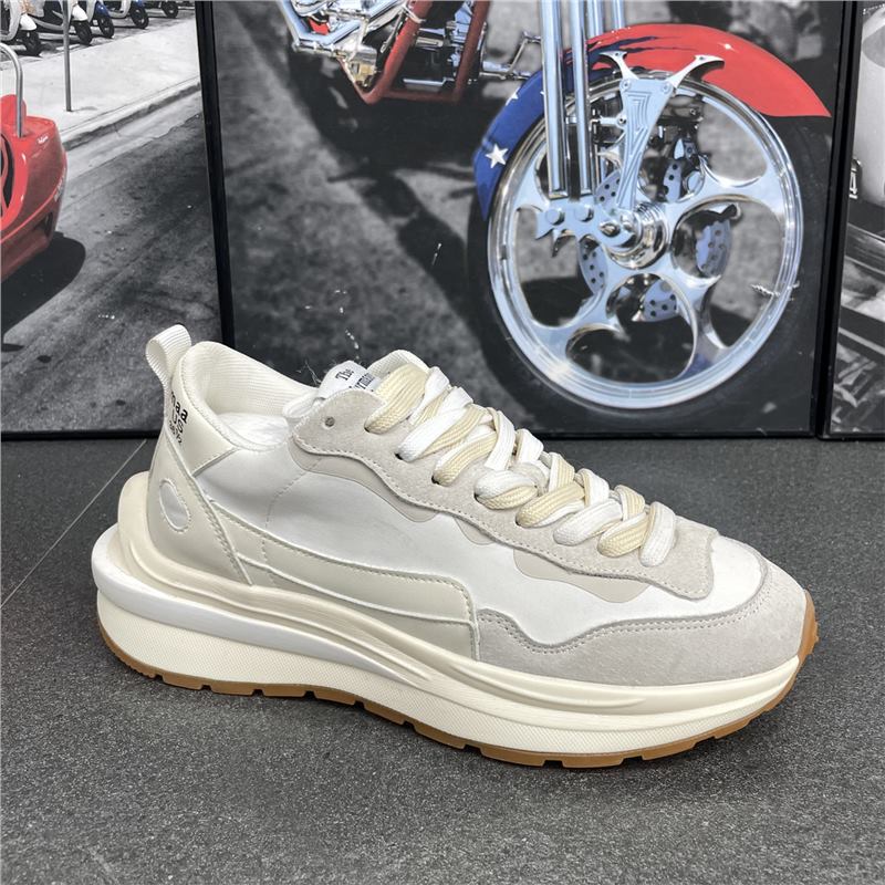 Spring and summer leather waffle shoes original dad shoes four seasons tide child leisure sports bc