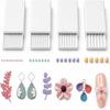 Artisan Clay Crafting Accessories 4Pcs Gel Ball Roller Maker Tool, 2mm 3mm 4mm 5mm Bead Roller, Multi Groove Shaping Molds for DIY