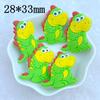 10pcs New Cute Cartoon Little Dinosaur Series PVC Flexible Glue Flat Back DIY Scrapbook Embellishment Phone Craft Decoration