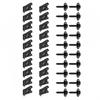 Anti Rust Automotive Mudguard Fastener Bracket Kit Screw U Shape Washer Tool Less Installation Universal Vehicle Fit