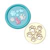 10Pcs Embossed Seal Stamp Head Scrapbooking Stamp Head for Appreciation Card Invitations Envelope Embellishment
