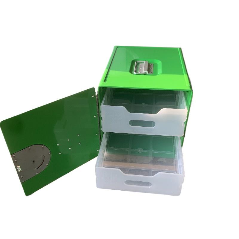 

Aviation Storage Bin Drawer Type Organizer Bins Luxury Metal Organizing Box Large Camping Boxes with Lock Organizers Furniture