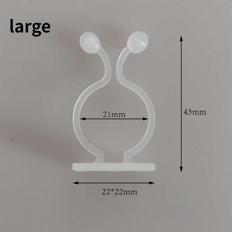 50 Stück Kletterpflanzen Wandclip Rattan Schnalle Haken Rattan Streifen Clip Selbstklebender Befestiger Pflanzenhalter Unsichtbare Halterung