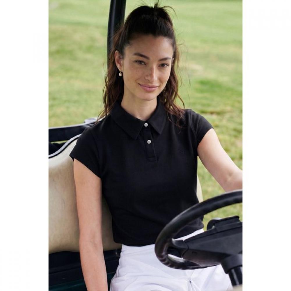 

Bermudagrass Basic Pk T shirT Capsleeve Black S