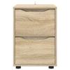 Storage Cabinet Sonoma Oak Finish 40 X 48 X 57 Cm Particleboard