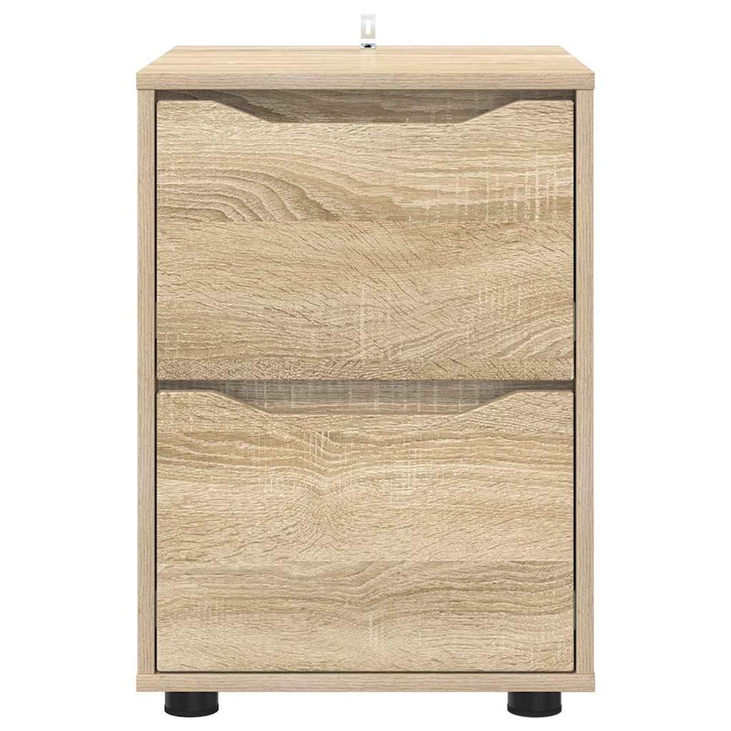 Storage Cabinet Sonoma Oak Finish 40 X 48 X 57 Cm Particleboard
