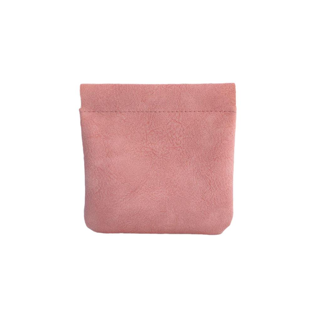Automatic Closing Mini Lipstick Travel Bag - Compact, Portable Spring Clip Makeup Organizer for Women