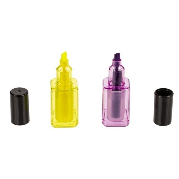 Pen and 2 Markers In the Shape of Nail Polish and Lipstick