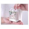 Nordic Creative Painted Bag White Porcelain Vase Decoration Indoor Living Room Desktop Flower Arrangement Vase Home Decoration
