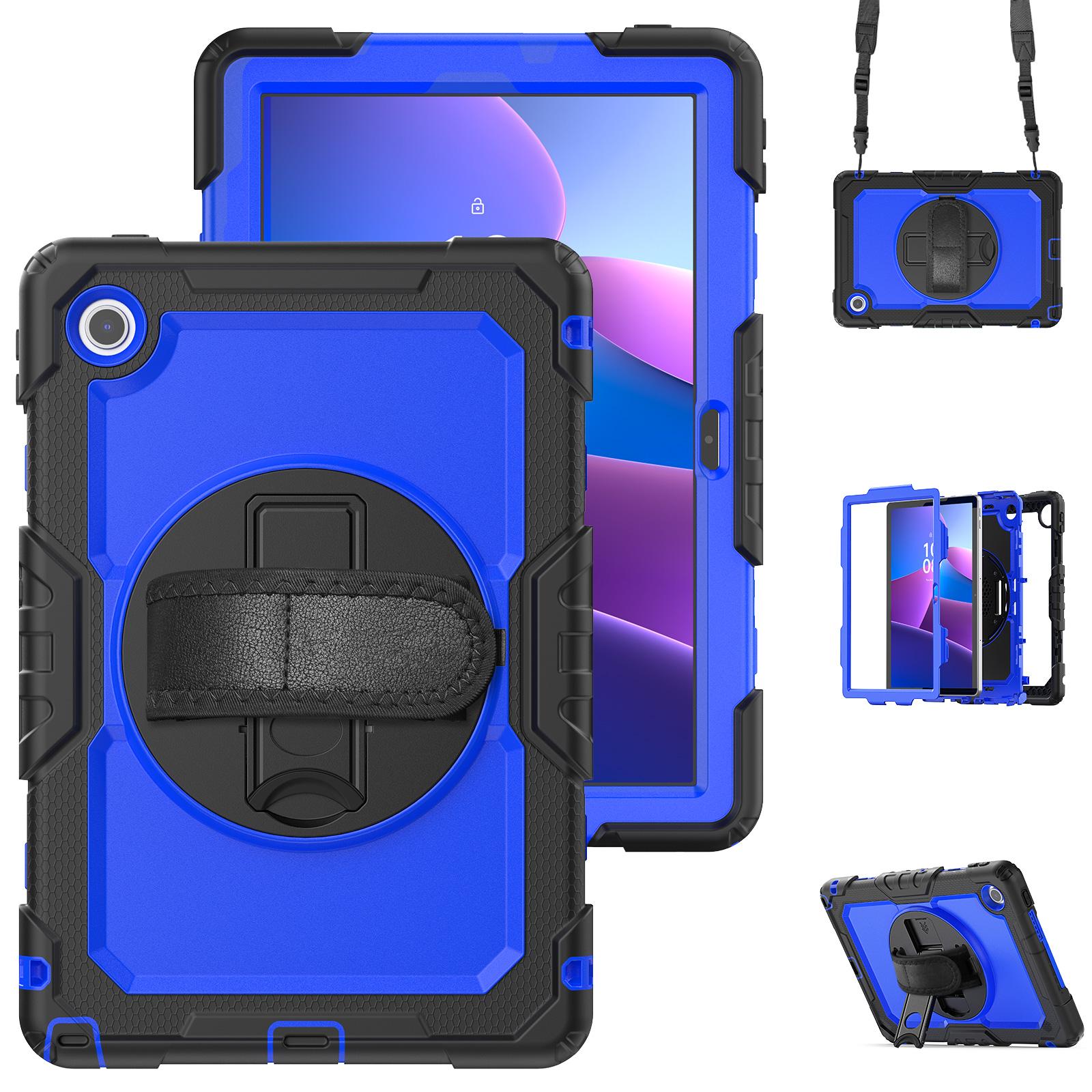 Voor Tab 10.1  TB311FU Schokbestendige Hoes voor Tab K10 2e TB311XU 10.1  Armor Kickstand Cover+Schouderband K10C TB311FU