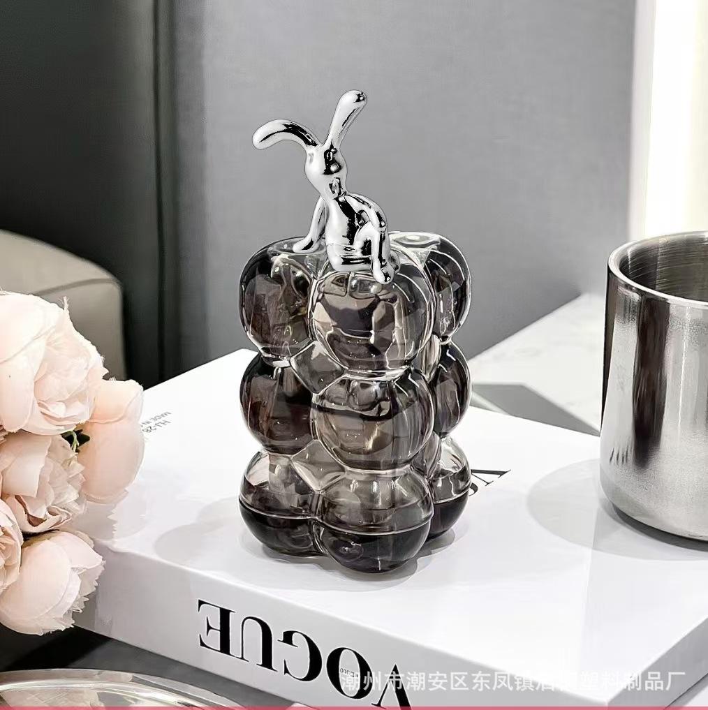High-value Marshmallow Cotton Swab Holder, Household Living Room Decoration Ornament, Toothpick Storage Box.