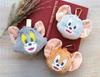 Tees Factory Tom and Jerry Tuffy Plush Zipper Mascot with Carabiner (TJ-5541427TF)