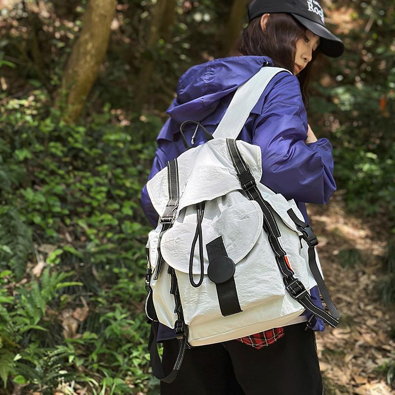 Large Capacity Sports Travel Backpack Anti-splash Nylon Camping Hiking Backpack Multifunctional Outdoor Hiking Bag