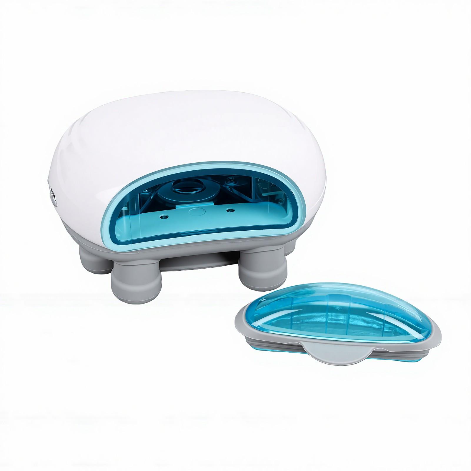 Fine Mist Eye Massager with 6 Massage Heads Portable Fast Charging Fine Mist 3D Vibration Eye Massager Eye Massager