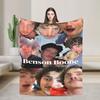 Benson Boone American Singer Blankets Warm Soft Plush Bedding Throws For Couch Bed Airplane Travel Flannel Bedspread Bed Cover