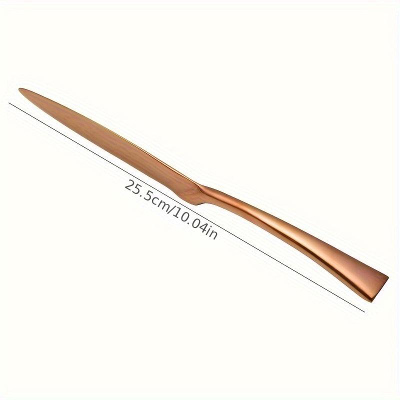 Zestaw sztućców w kolorze różowego złota, Zestaw sztućców ze stali nierdzewnej 18/10, Polerowany na lustro, Można myć w zmywarce